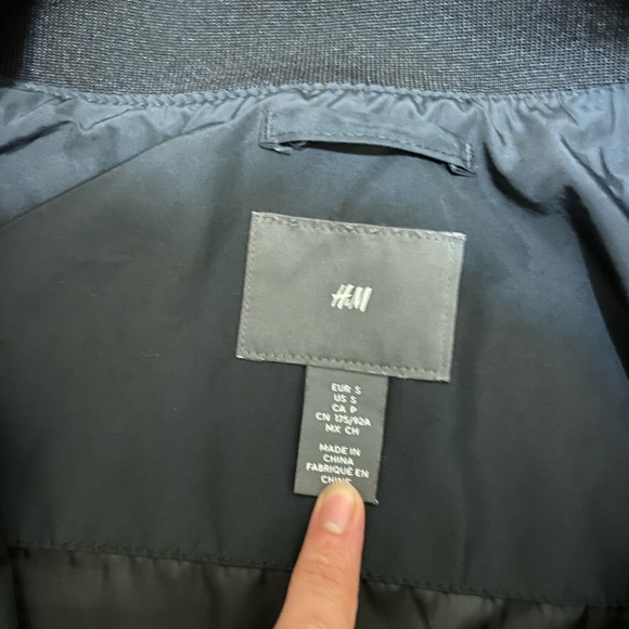 H&M Black Bomber Jacket - Picture 4 of 5